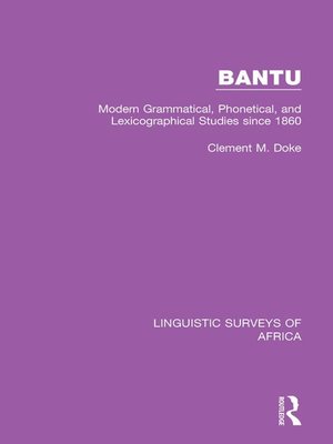 cover image of Bantu